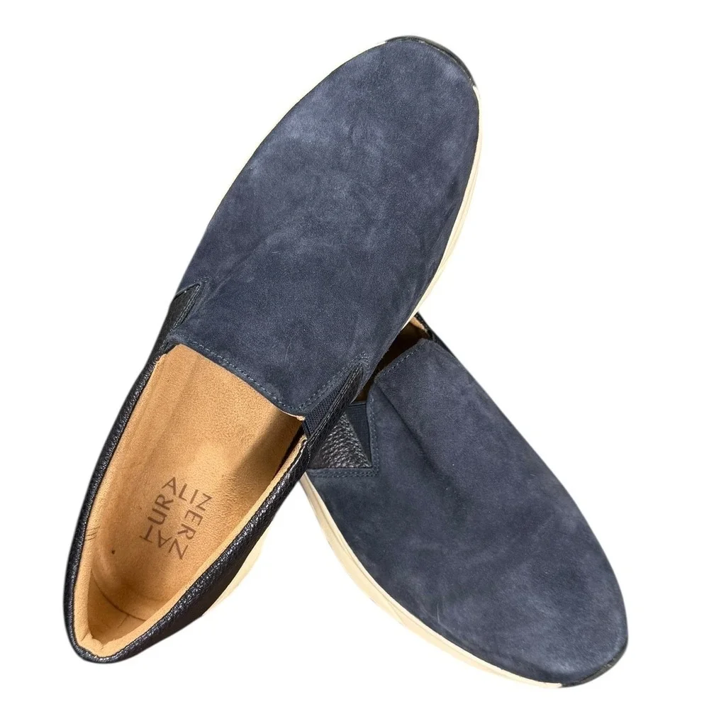 Naturalizer‎ Selah Slip On Sneakers Navy Suede Leather Comfort Womens 10W